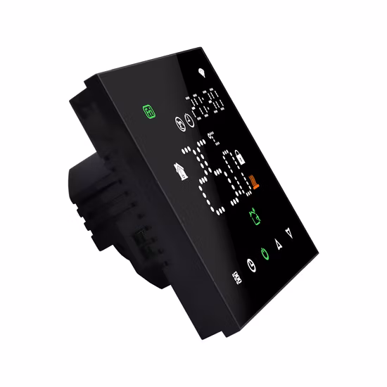 Termostato de sala de LCD programável semanal inteligente para sistema HVAC de aquecimento e resfriamento