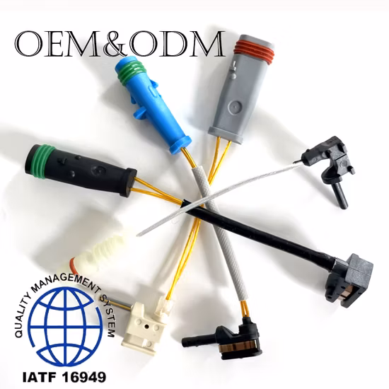 Indicadores dos sensores de freio Sensor eletrônico de desgaste da pastilha de freio